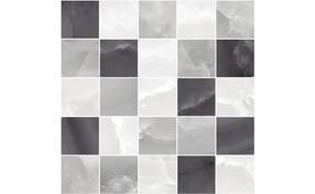 Прайм Декор мозаичный серый микс MM34040 25х25