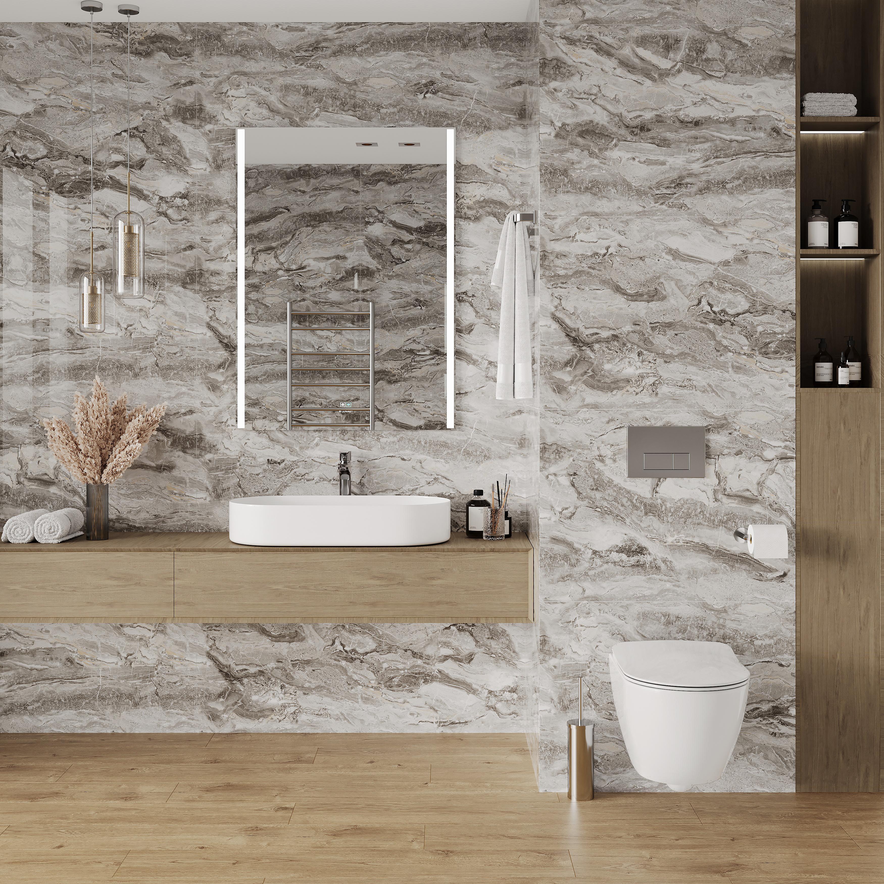 Керамогранит Ocean Awesome Grey от CERADIM: элегантность серого мрамора в эпоху инноваций