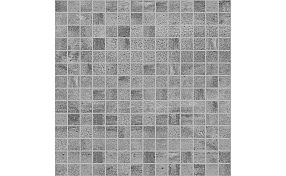 Конкрит Мозаика тёмно-серый 30х30