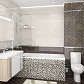 Кристал Мозаика чёрный+белый 30х30_1