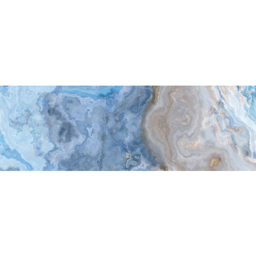 Блюз Плитка настенная голубой 25х75